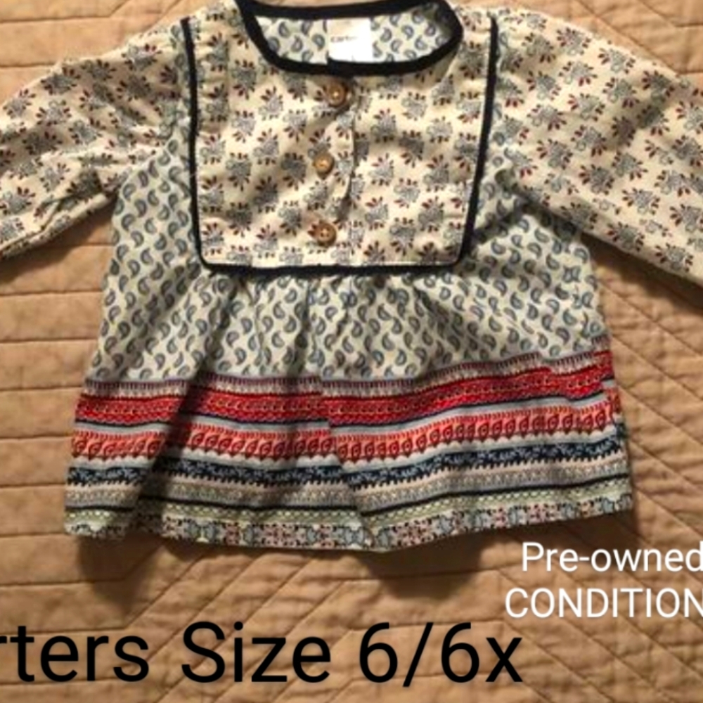 Girls fancy dress blouse